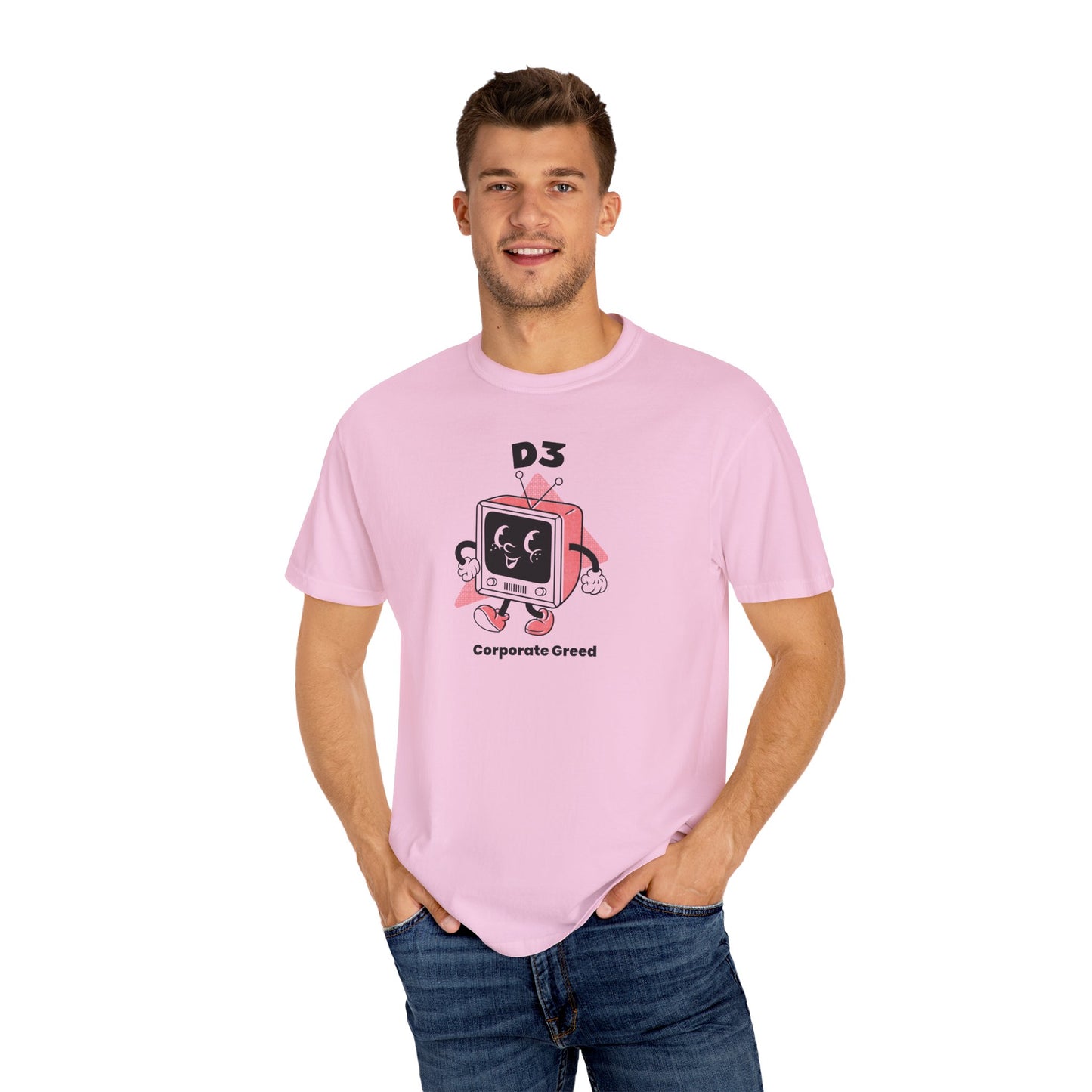 "D3 Corporate Greed" Unisex Graphic T-Shirt – Street Fight's Casual Statement Tee for Social Awareness