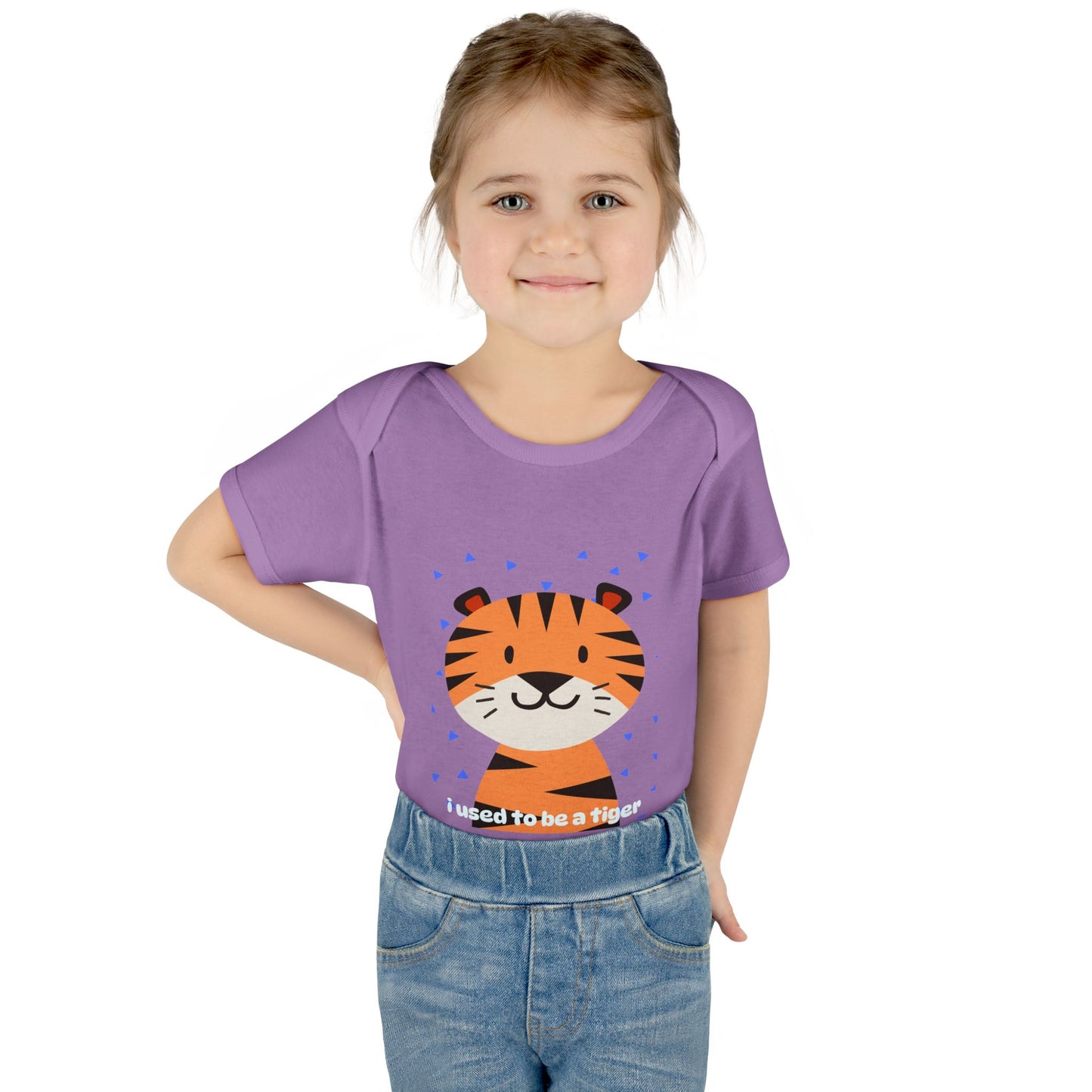Adorable "I Used to be a Tiger" Infant Baby Rib Bodysuit