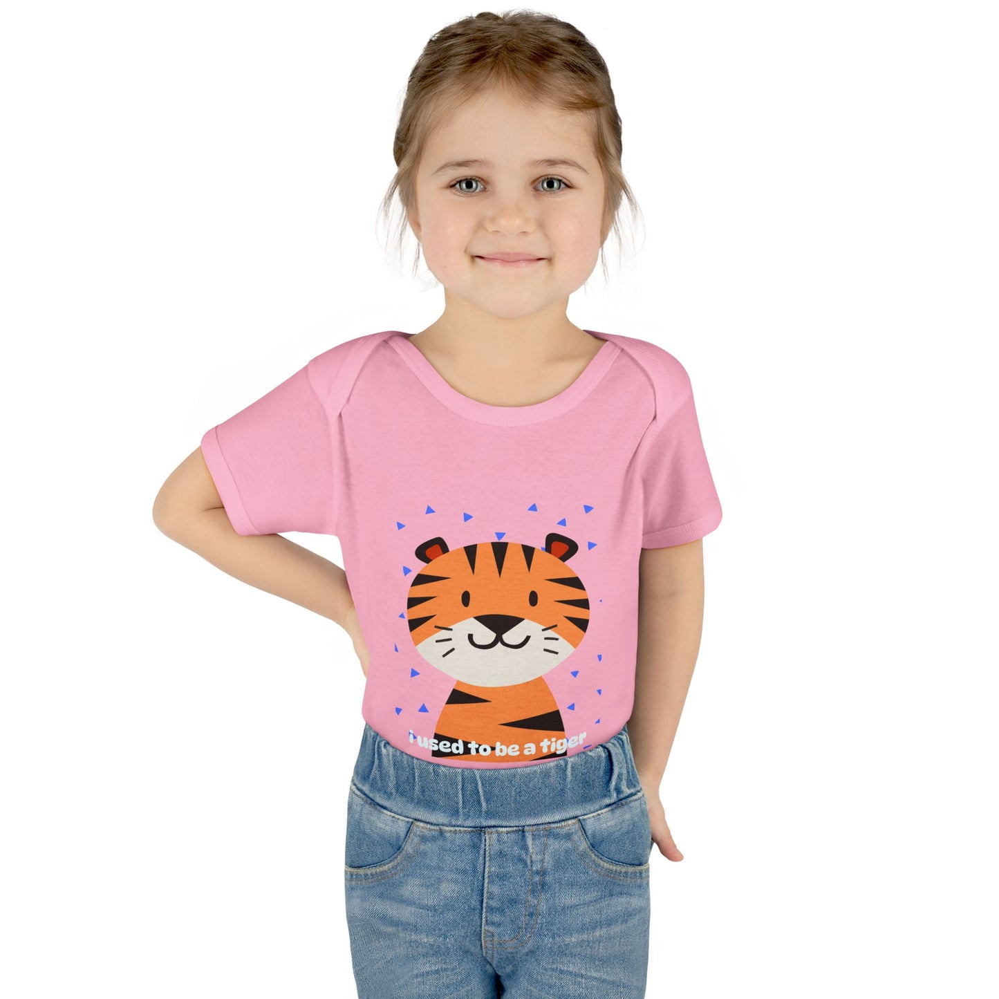 Adorable "I Used to be a Tiger" Infant Baby Rib Bodysuit