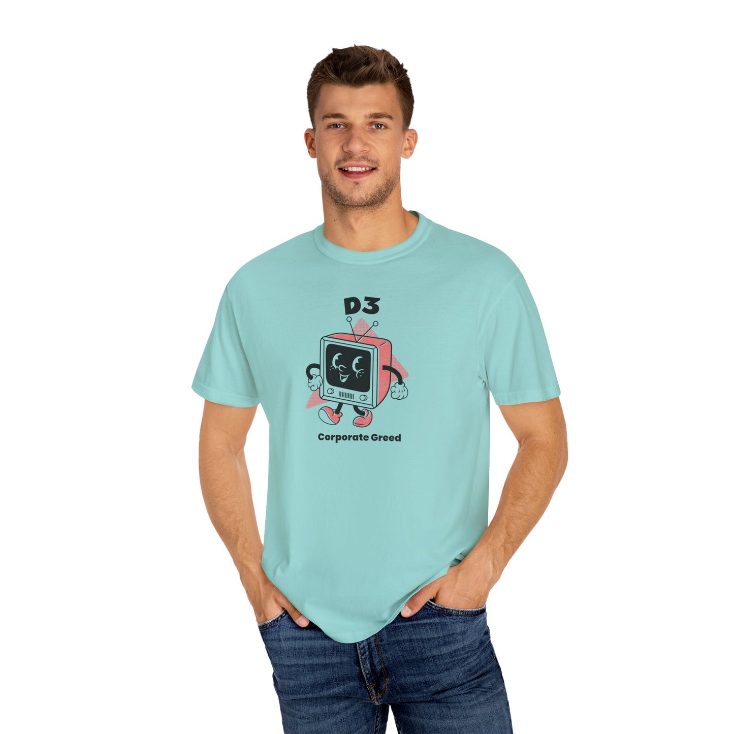 "D3 Corporate Greed" Unisex Graphic T-Shirt – Street Fight's Casual Statement Tee for Social Awareness