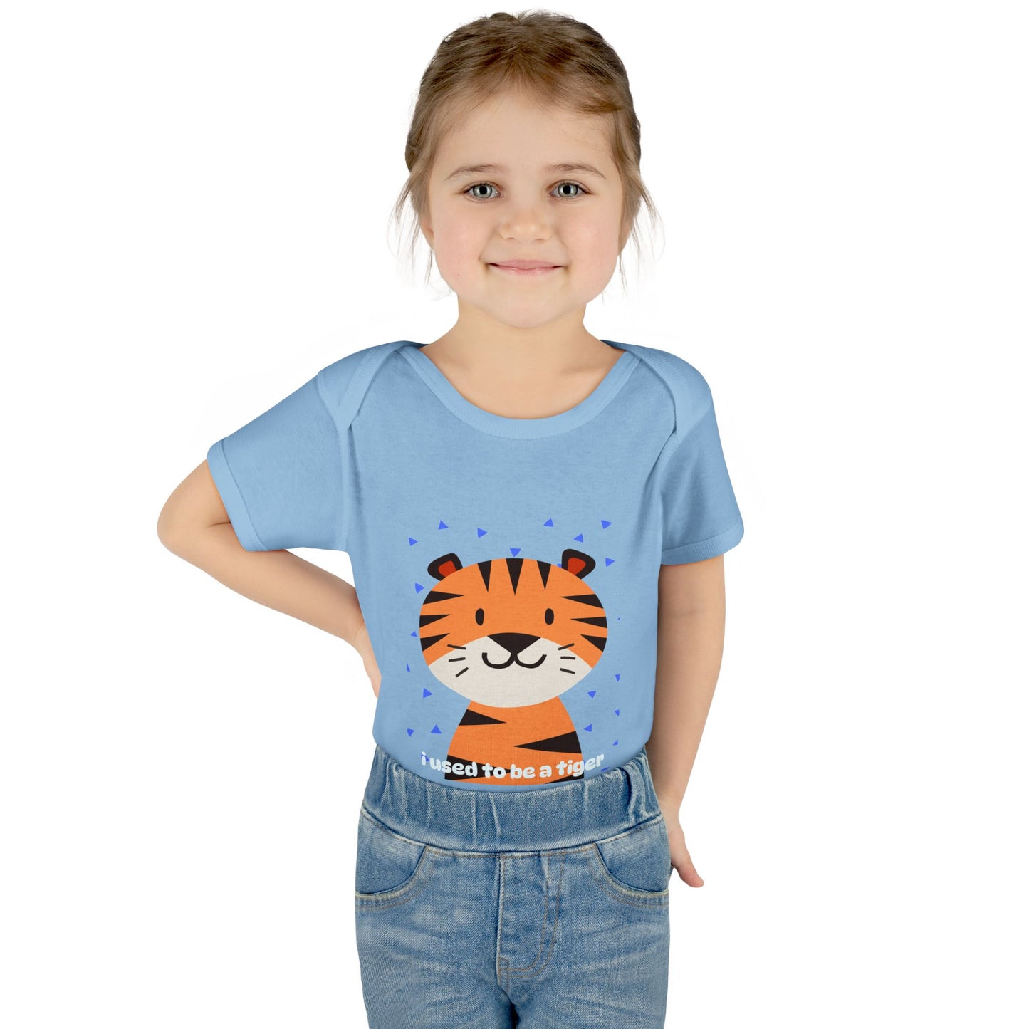 Adorable "I Used to be a Tiger" Infant Baby Rib Bodysuit