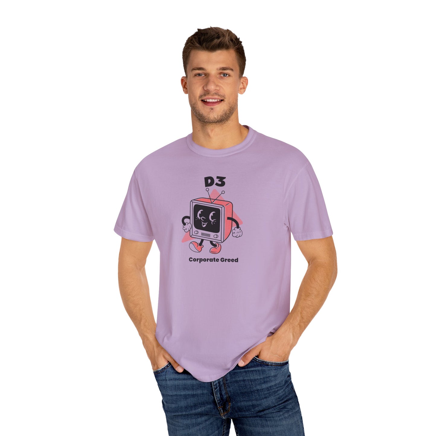 "D3 Corporate Greed" Unisex Graphic T-Shirt – Street Fight's Casual Statement Tee for Social Awareness