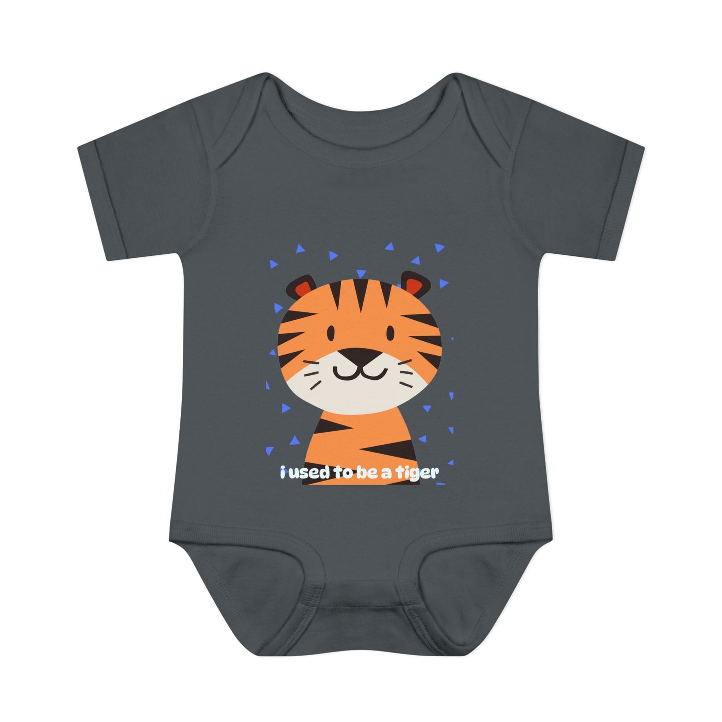 Adorable "I Used to be a Tiger" Infant Baby Rib Bodysuit