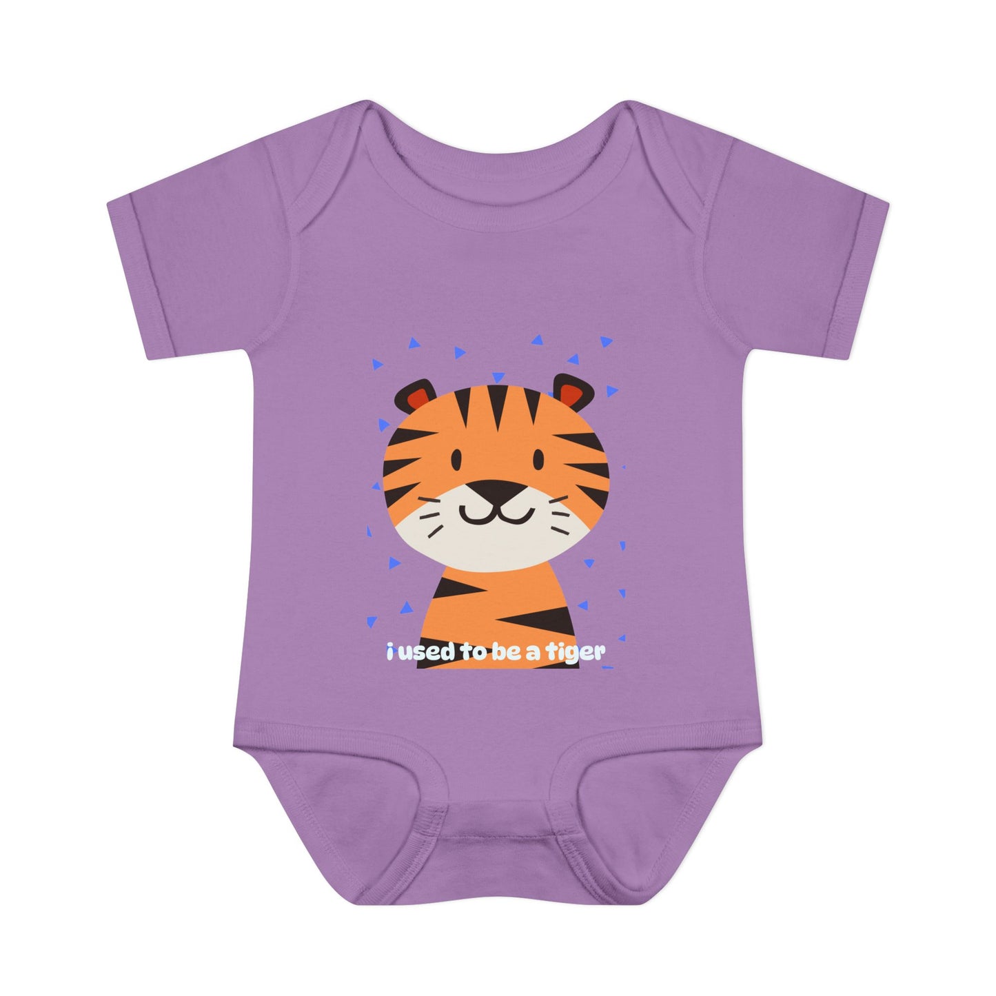 Adorable "I Used to be a Tiger" Infant Baby Rib Bodysuit