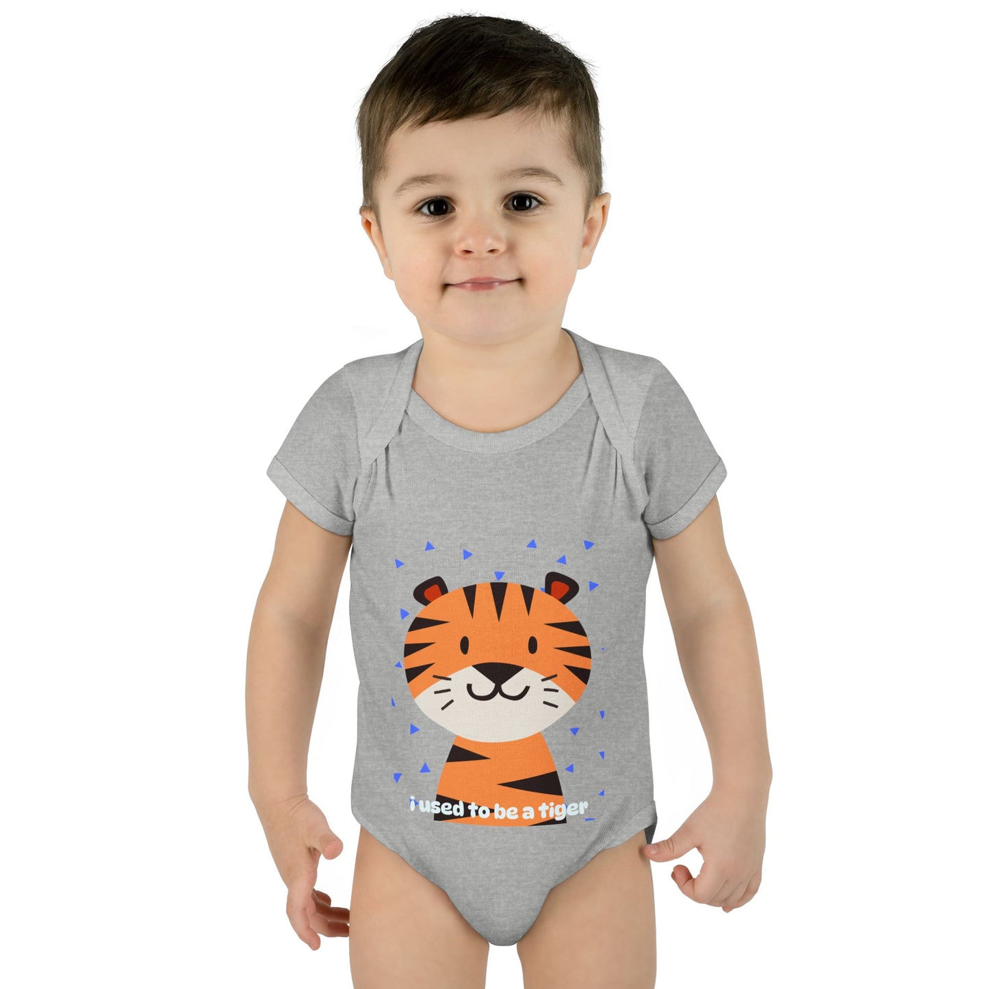 Adorable "I Used to be a Tiger" Infant Baby Rib Bodysuit