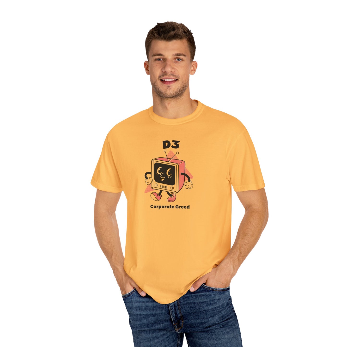 "D3 Corporate Greed" Unisex Graphic T-Shirt – Street Fight's Casual Statement Tee for Social Awareness