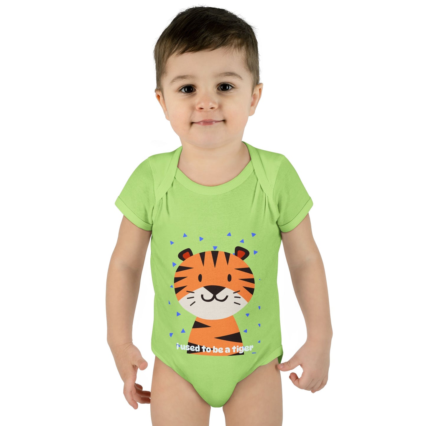 Adorable "I Used to be a Tiger" Infant Baby Rib Bodysuit