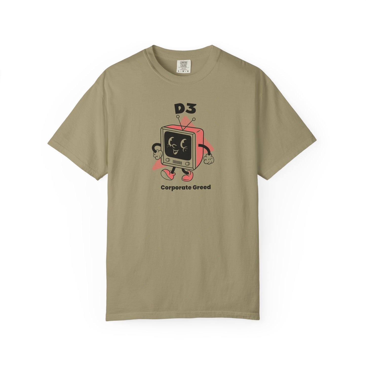 "D3 Corporate Greed" Unisex Graphic T-Shirt – Street Fight's Casual Statement Tee for Social Awareness