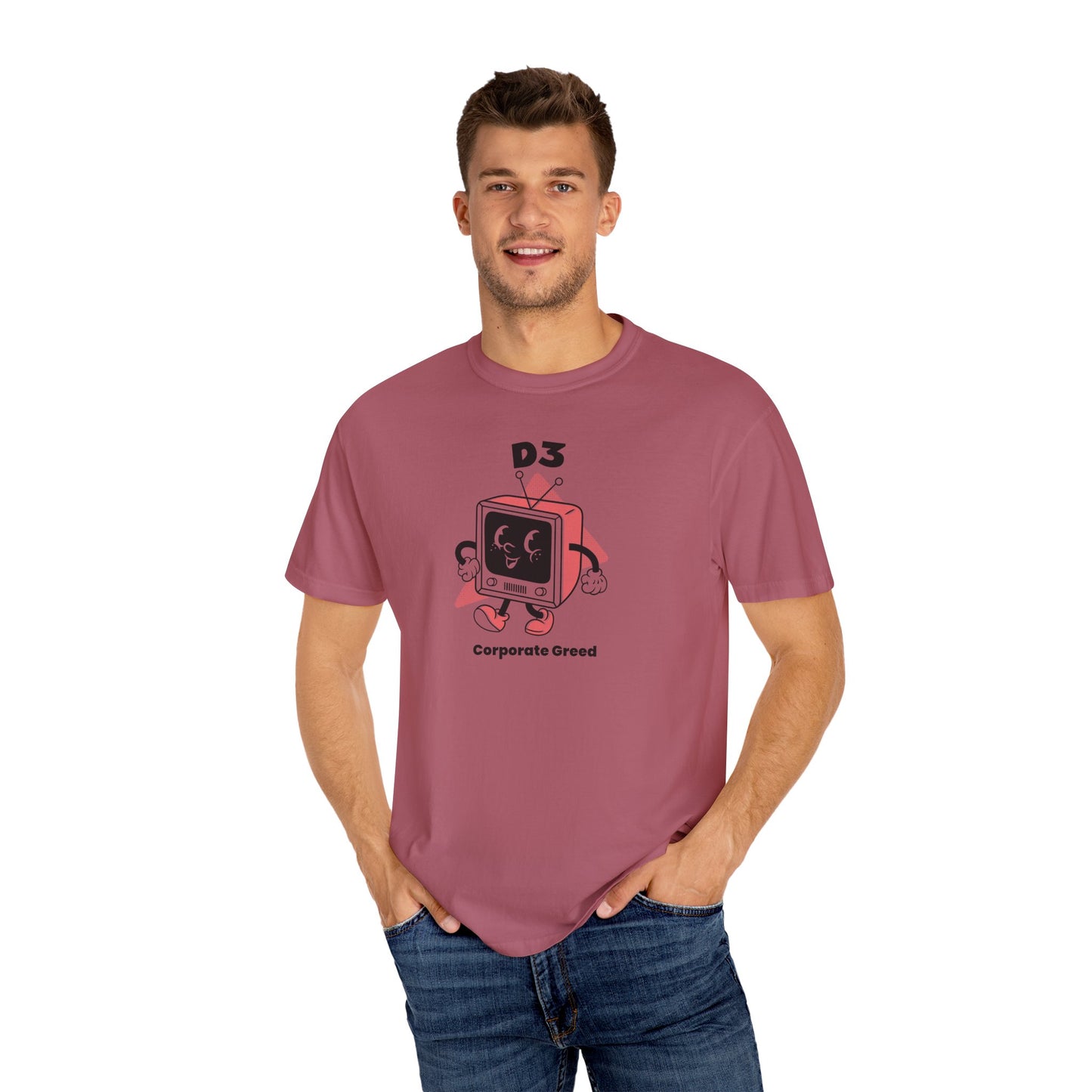 "D3 Corporate Greed" Unisex Graphic T-Shirt – Street Fight's Casual Statement Tee for Social Awareness