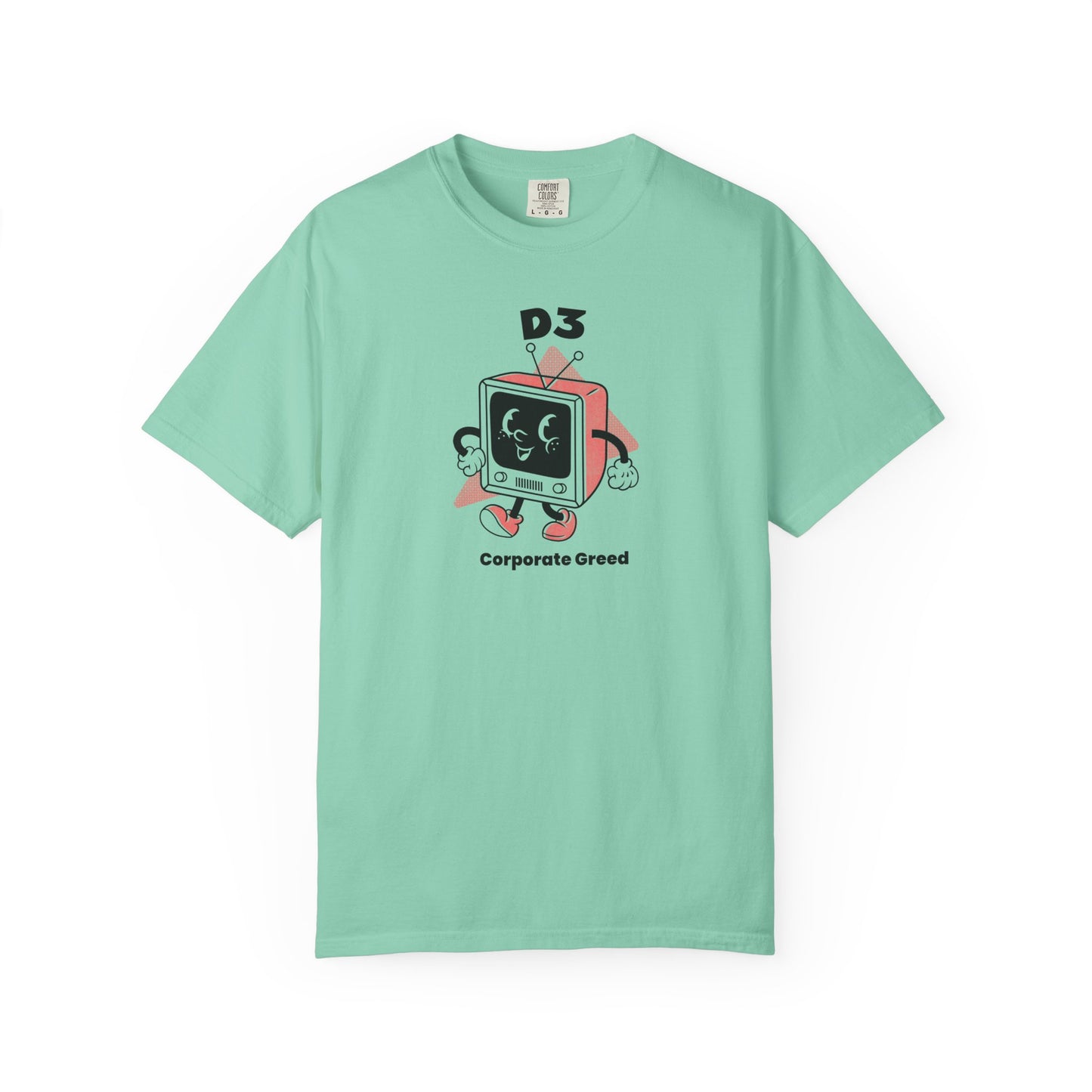 "D3 Corporate Greed" Unisex Graphic T-Shirt – Street Fight's Casual Statement Tee for Social Awareness