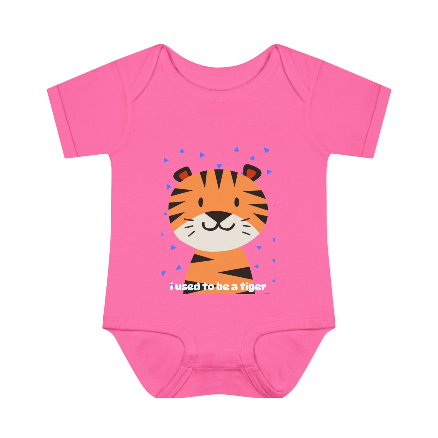 Adorable "I Used to be a Tiger" Infant Baby Rib Bodysuit