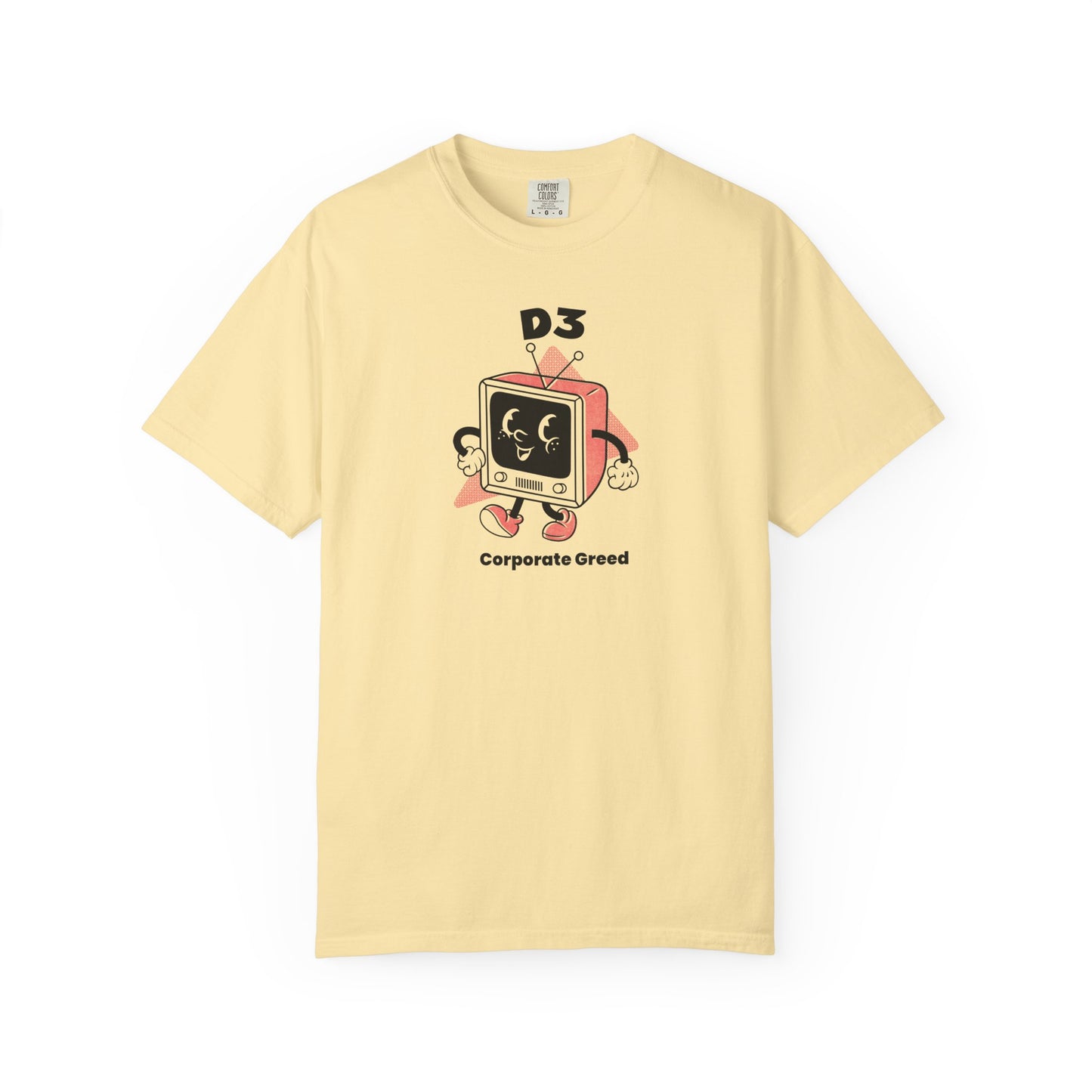 "D3 Corporate Greed" Unisex Graphic T-Shirt – Street Fight's Casual Statement Tee for Social Awareness