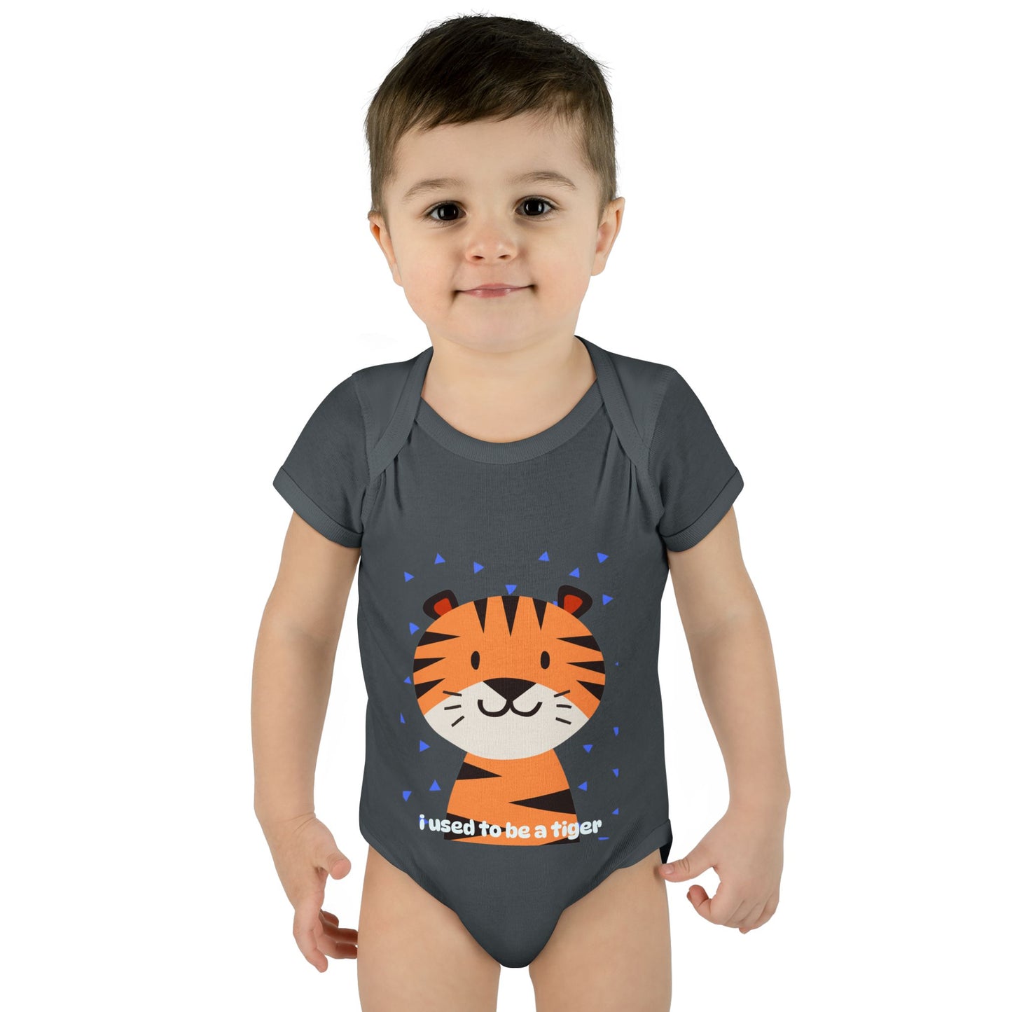 Adorable "I Used to be a Tiger" Infant Baby Rib Bodysuit