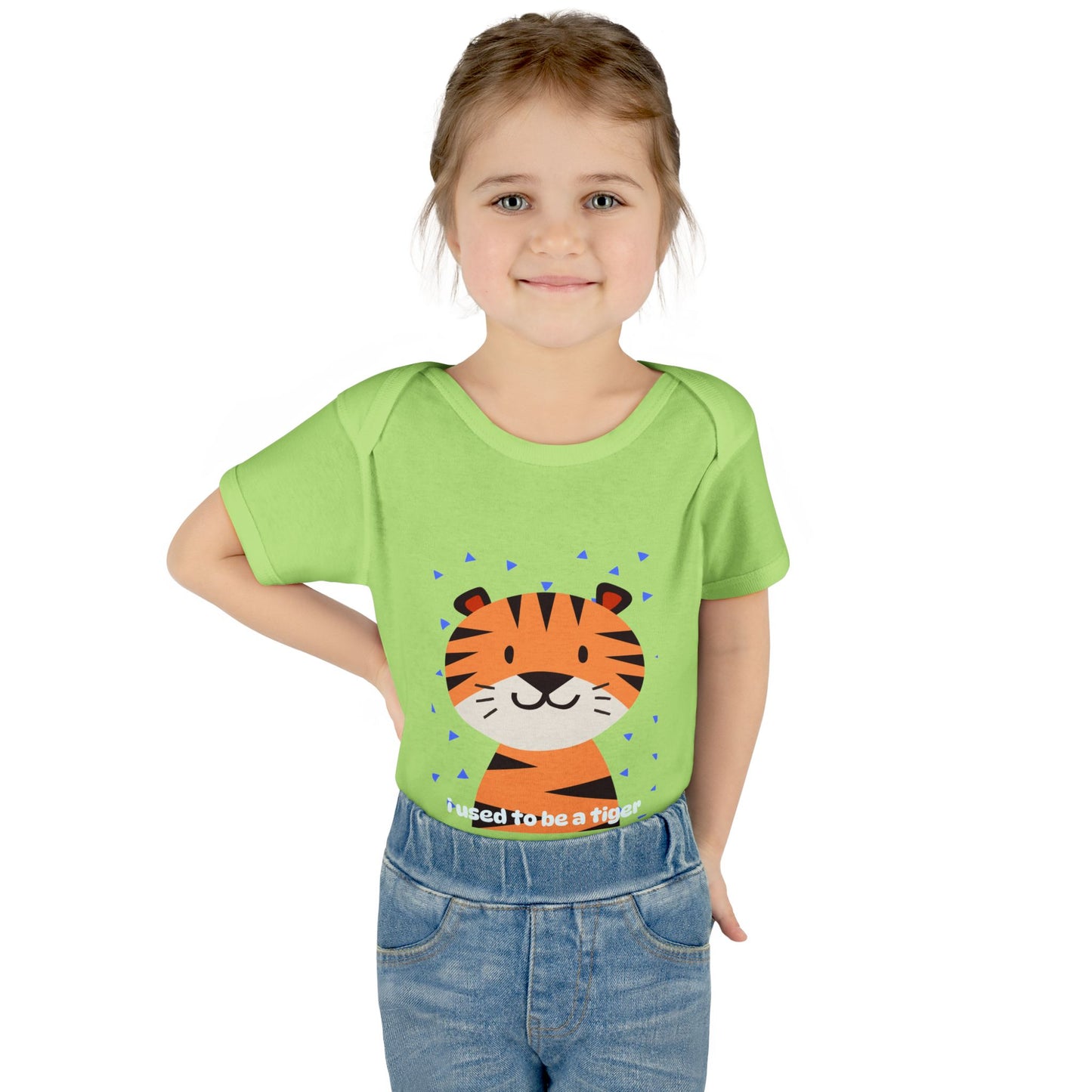 Adorable "I Used to be a Tiger" Infant Baby Rib Bodysuit