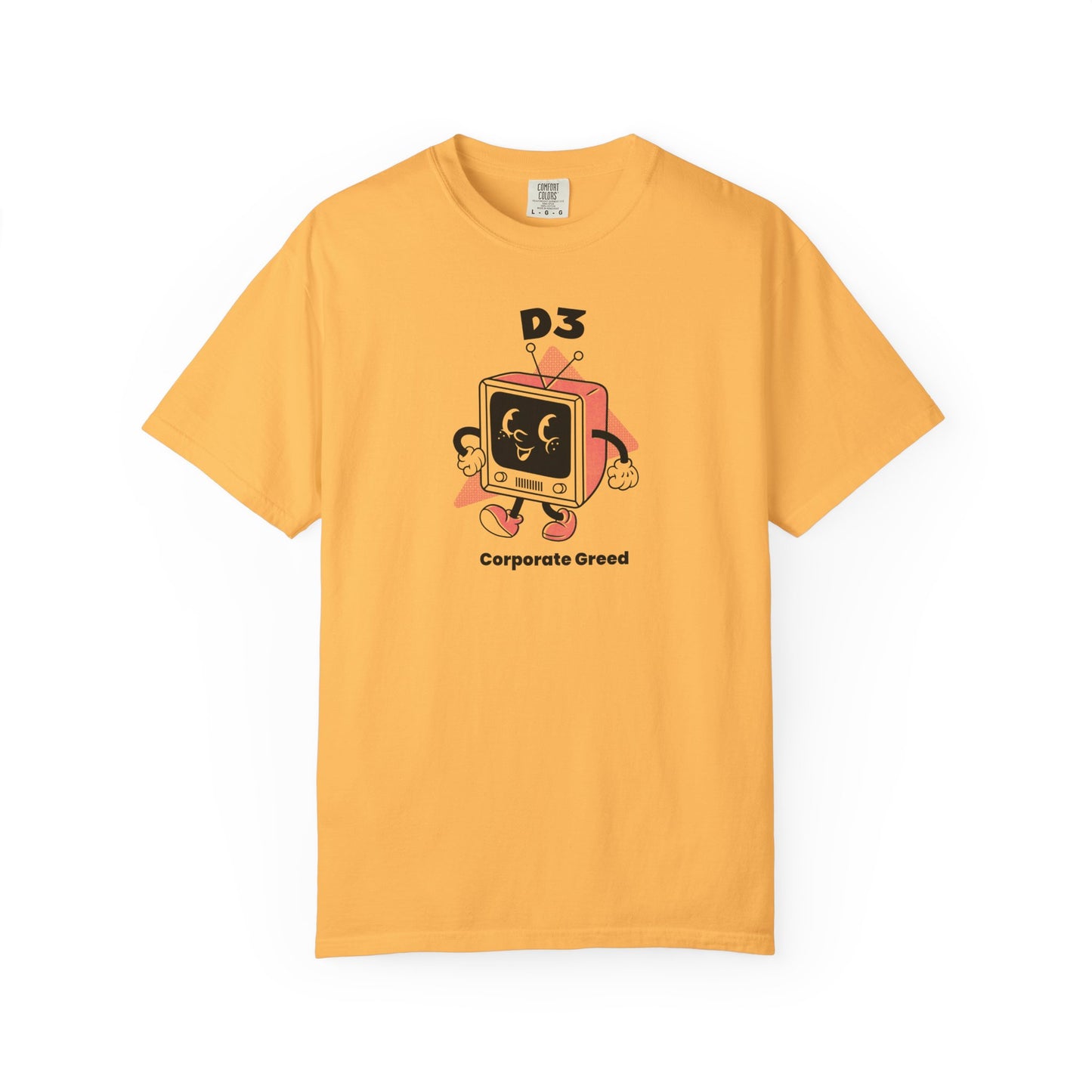 "D3 Corporate Greed" Unisex Graphic T-Shirt – Street Fight's Casual Statement Tee for Social Awareness