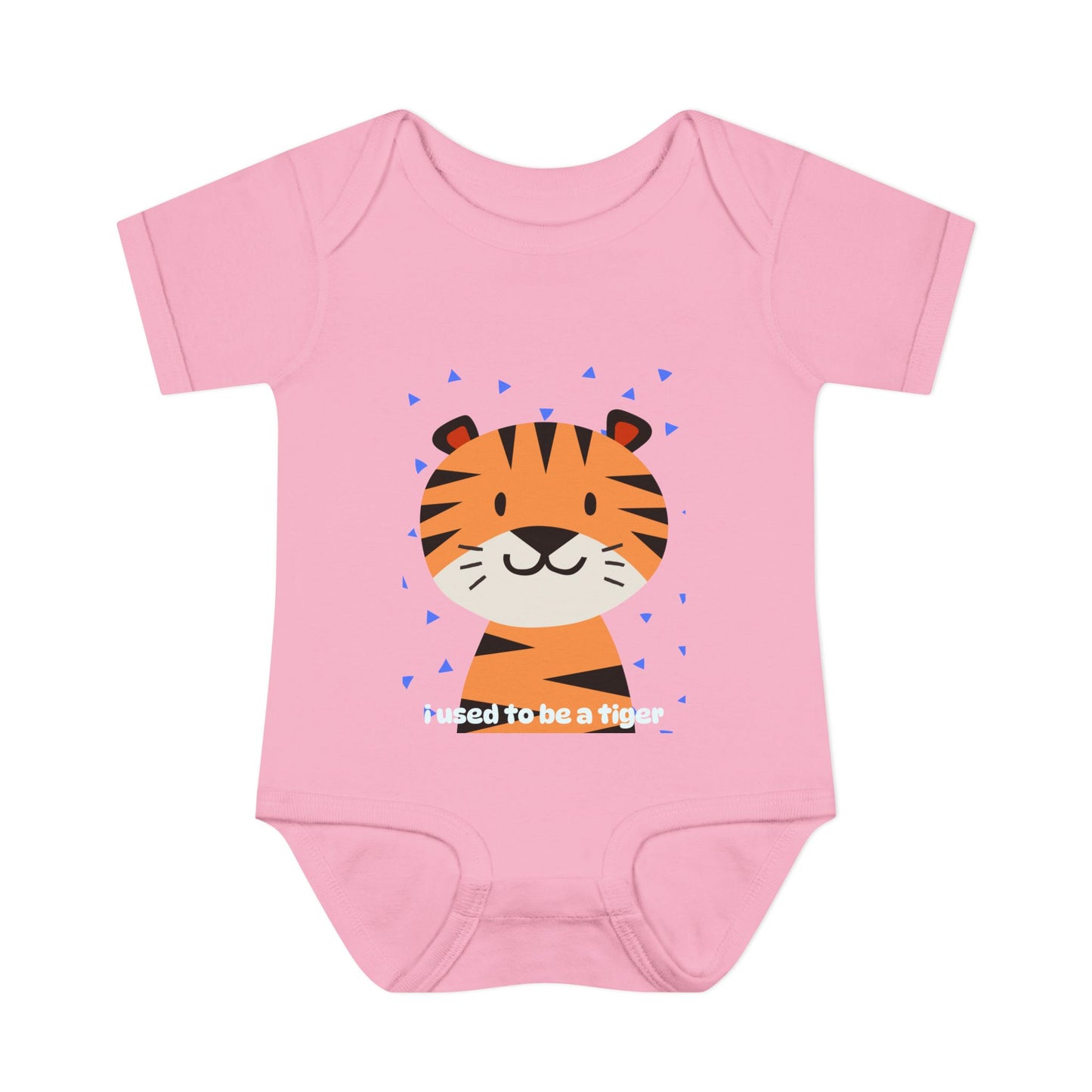 Adorable "I Used to be a Tiger" Infant Baby Rib Bodysuit