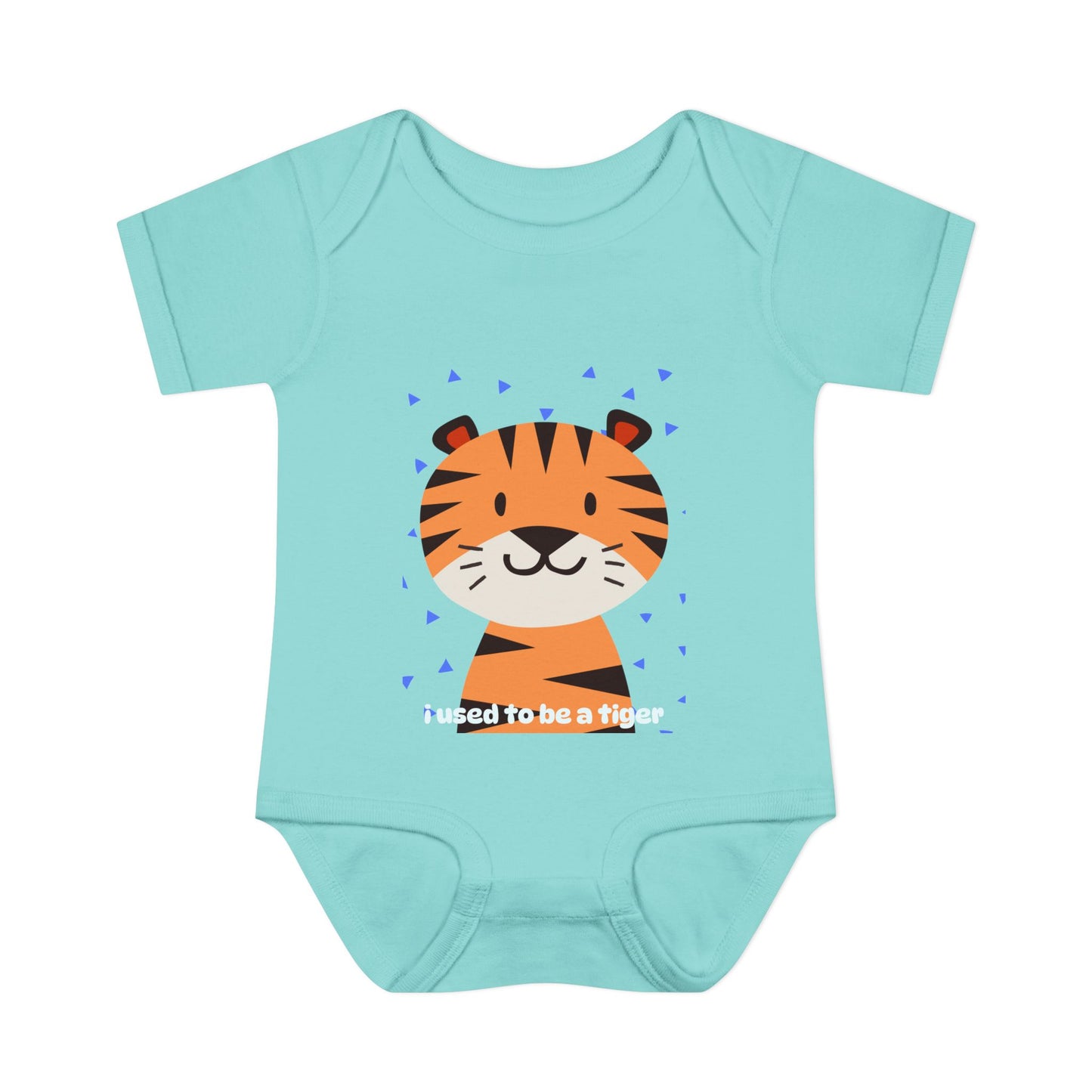Adorable "I Used to be a Tiger" Infant Baby Rib Bodysuit