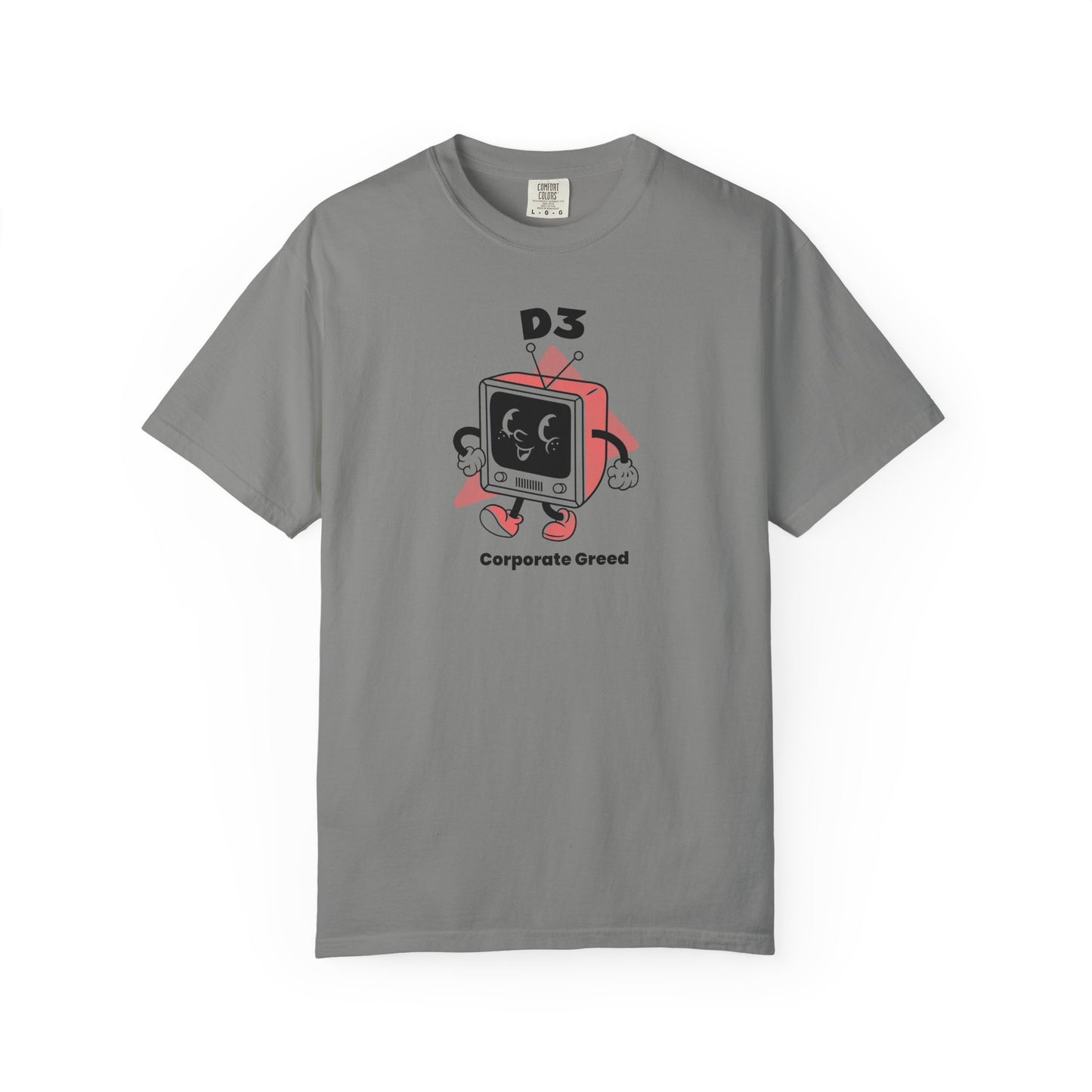 "D3 Corporate Greed" Unisex Graphic T-Shirt – Street Fight's Casual Statement Tee for Social Awareness