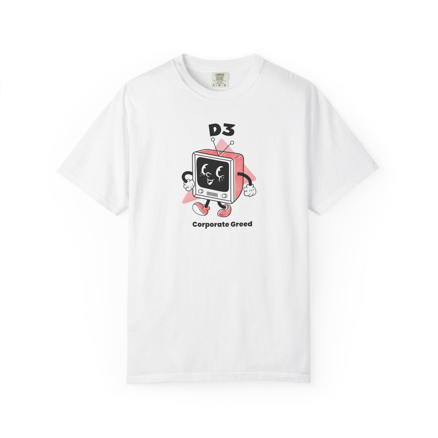 "D3 Corporate Greed" Unisex Graphic T-Shirt – Street Fight's Casual Statement Tee for Social Awareness