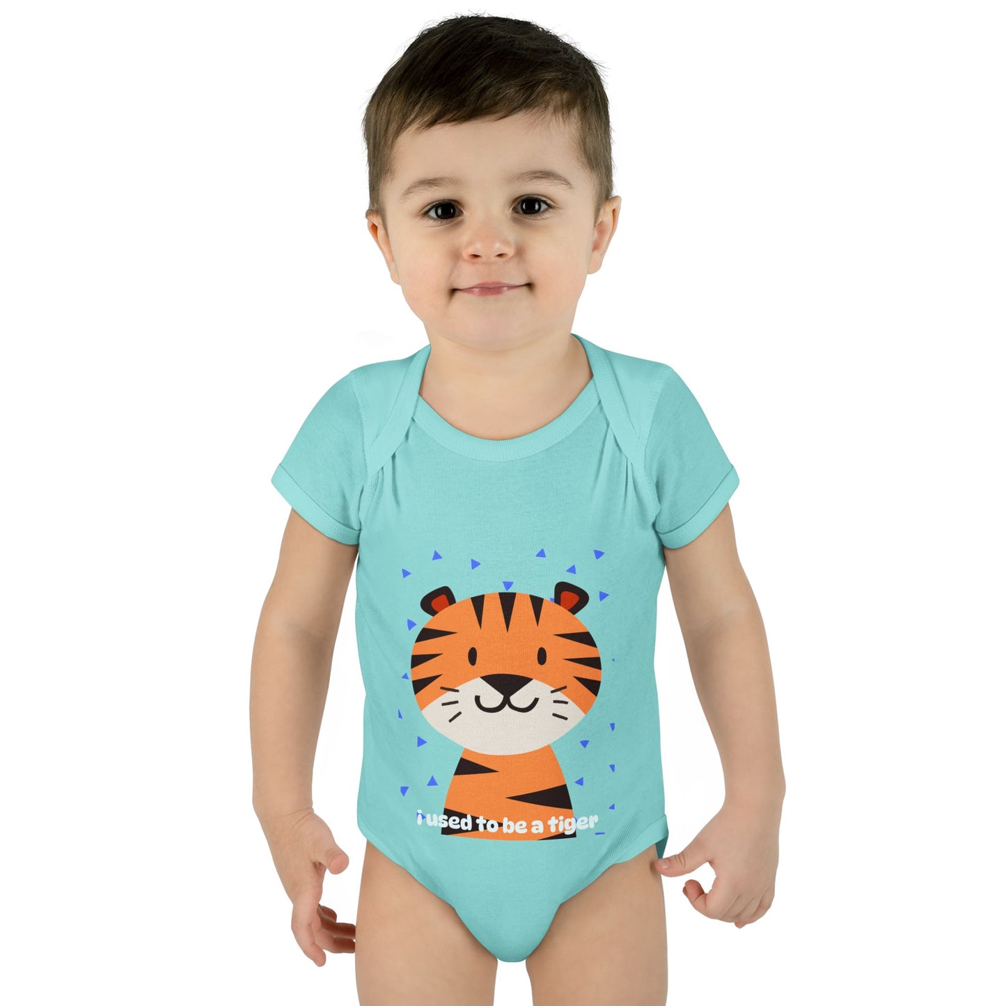 Adorable "I Used to be a Tiger" Infant Baby Rib Bodysuit