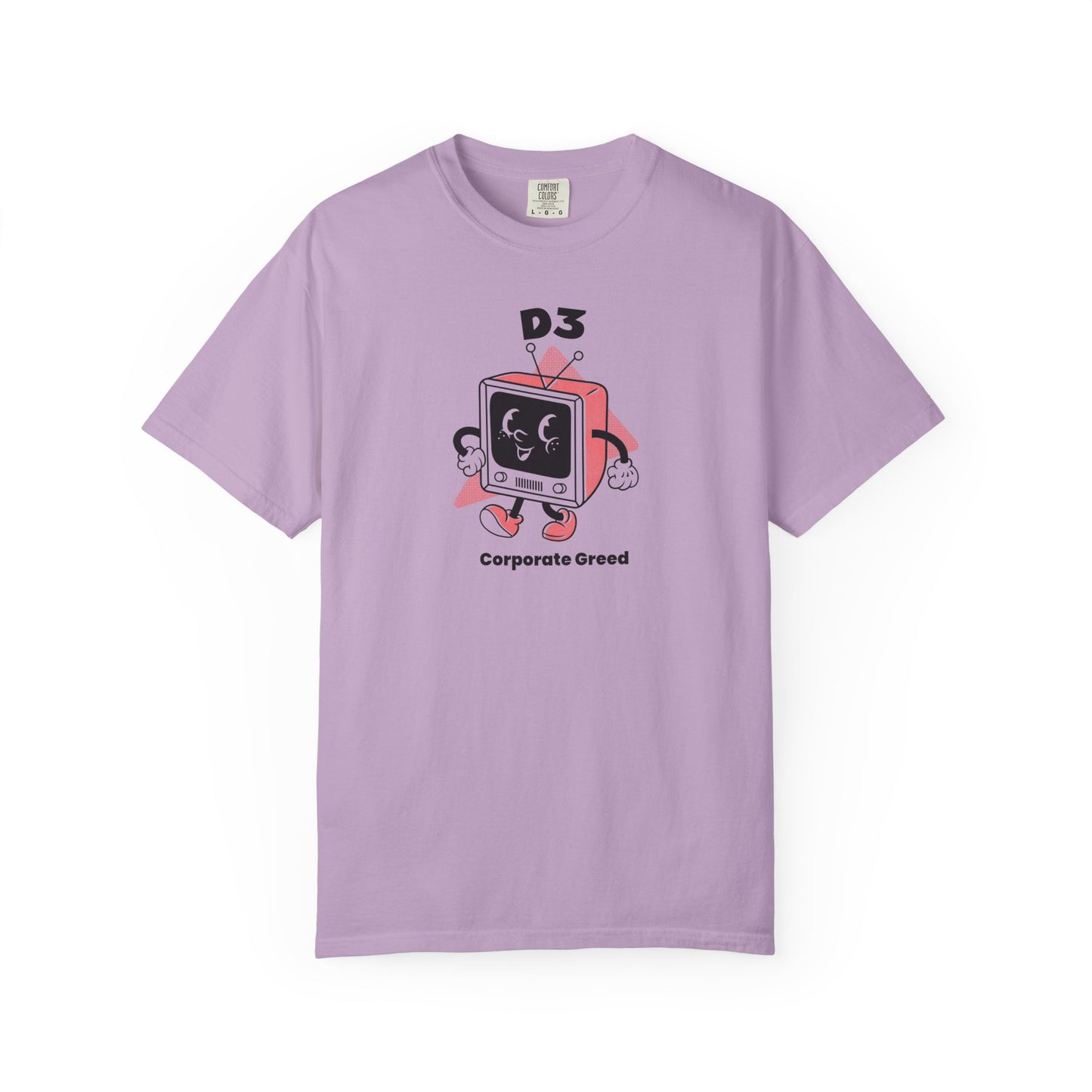 "D3 Corporate Greed" Unisex Graphic T-Shirt – Street Fight's Casual Statement Tee for Social Awareness
