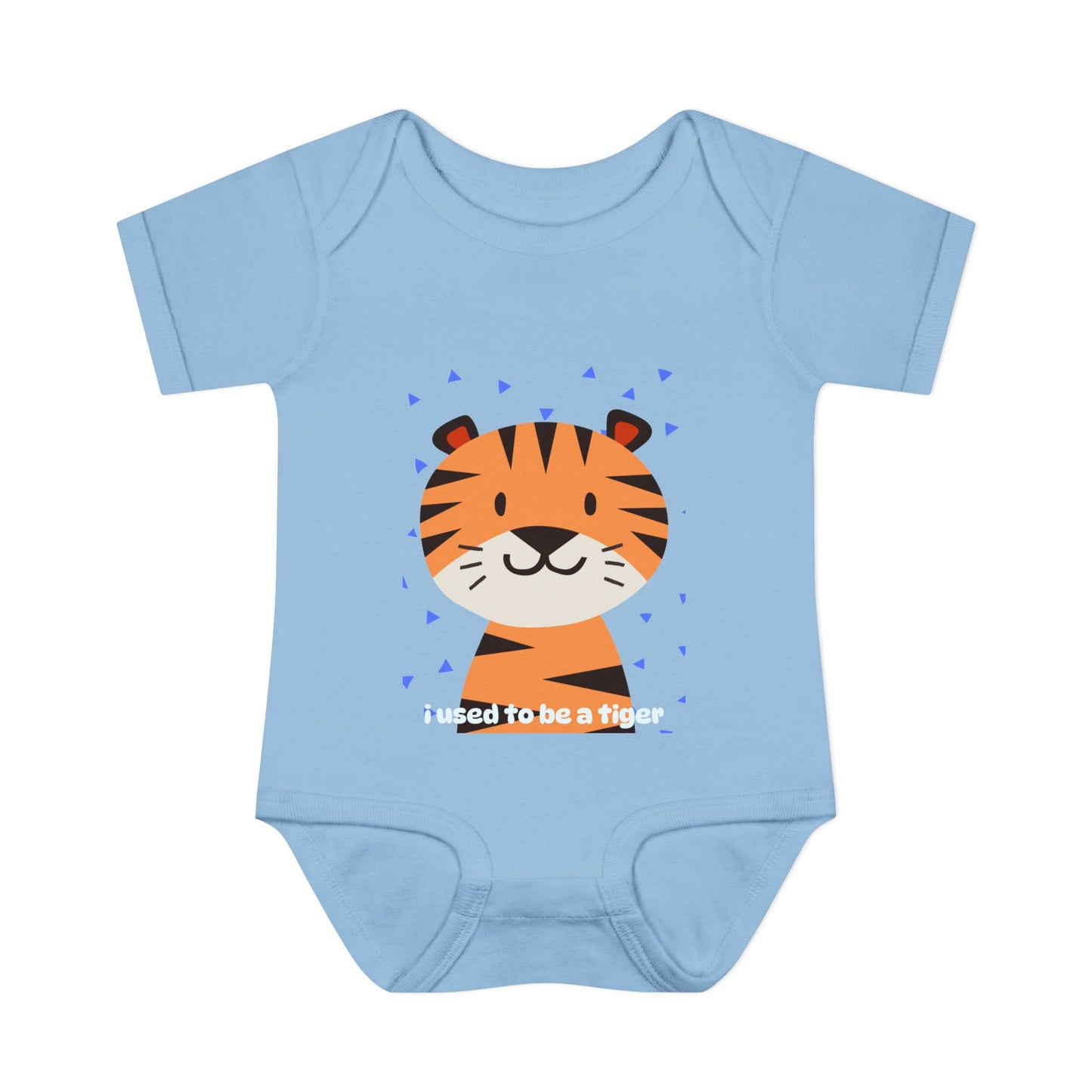 Adorable "I Used to be a Tiger" Infant Baby Rib Bodysuit