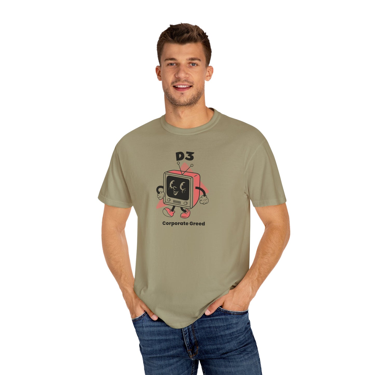 "D3 Corporate Greed" Unisex Graphic T-Shirt – Street Fight's Casual Statement Tee for Social Awareness