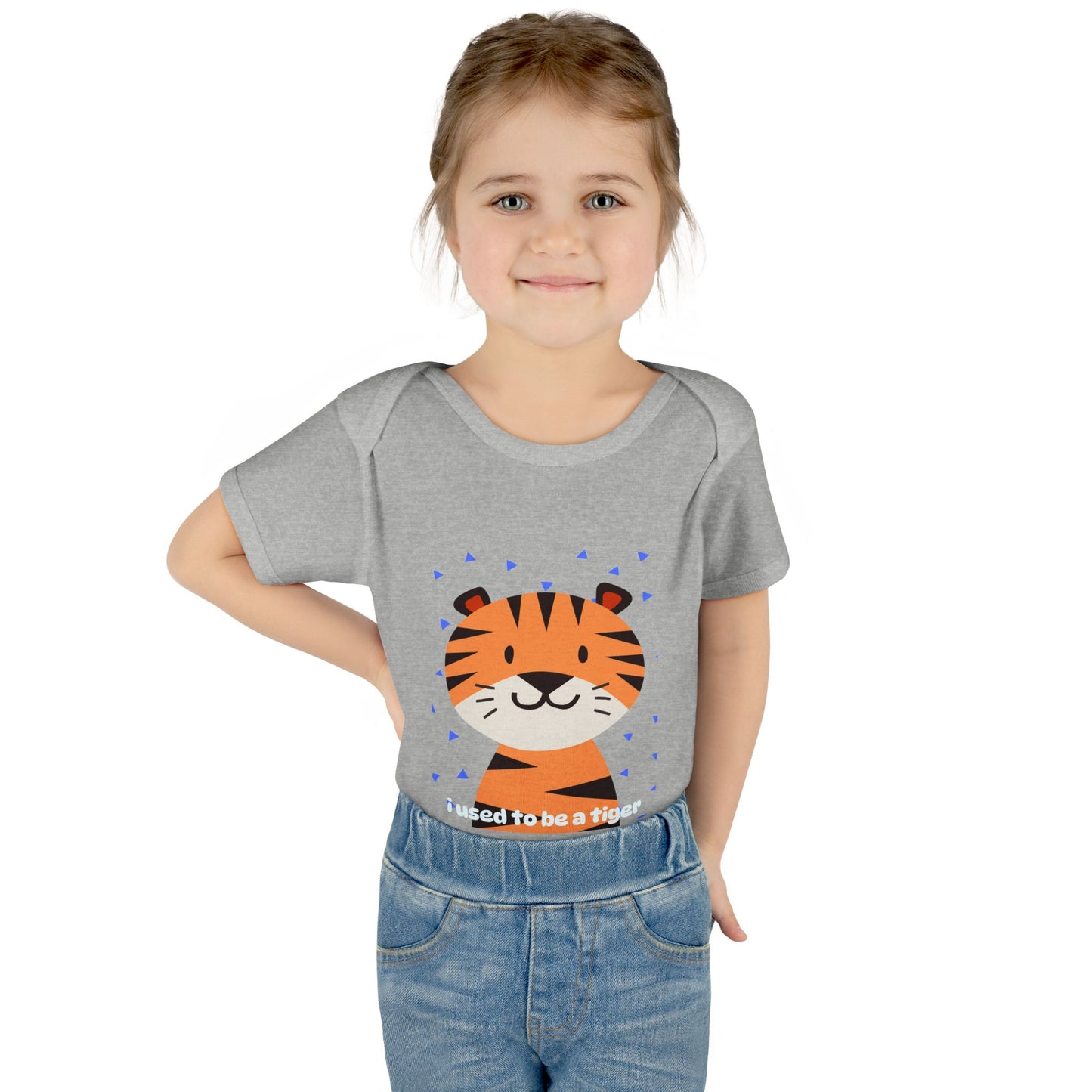 Adorable "I Used to be a Tiger" Infant Baby Rib Bodysuit