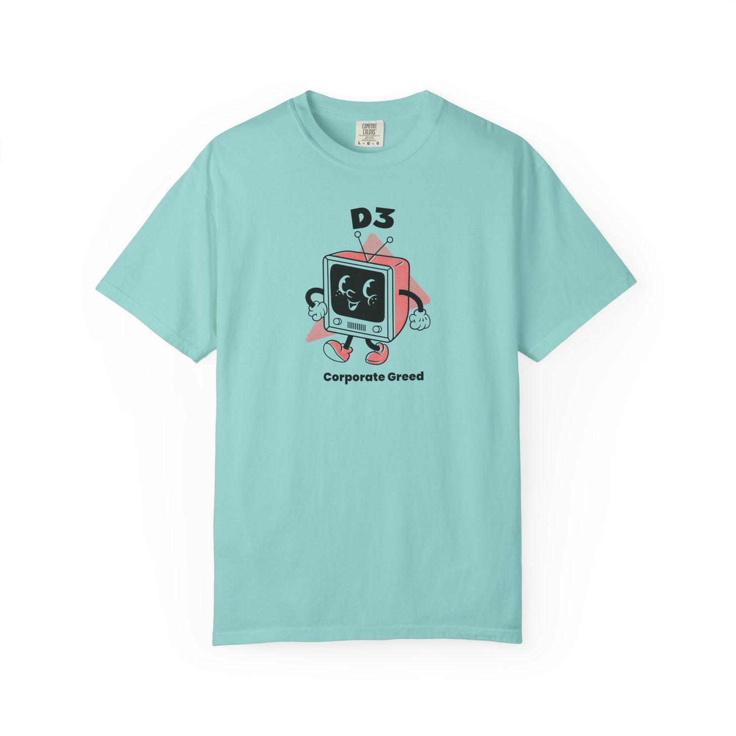 "D3 Corporate Greed" Unisex Graphic T-Shirt – Street Fight's Casual Statement Tee for Social Awareness