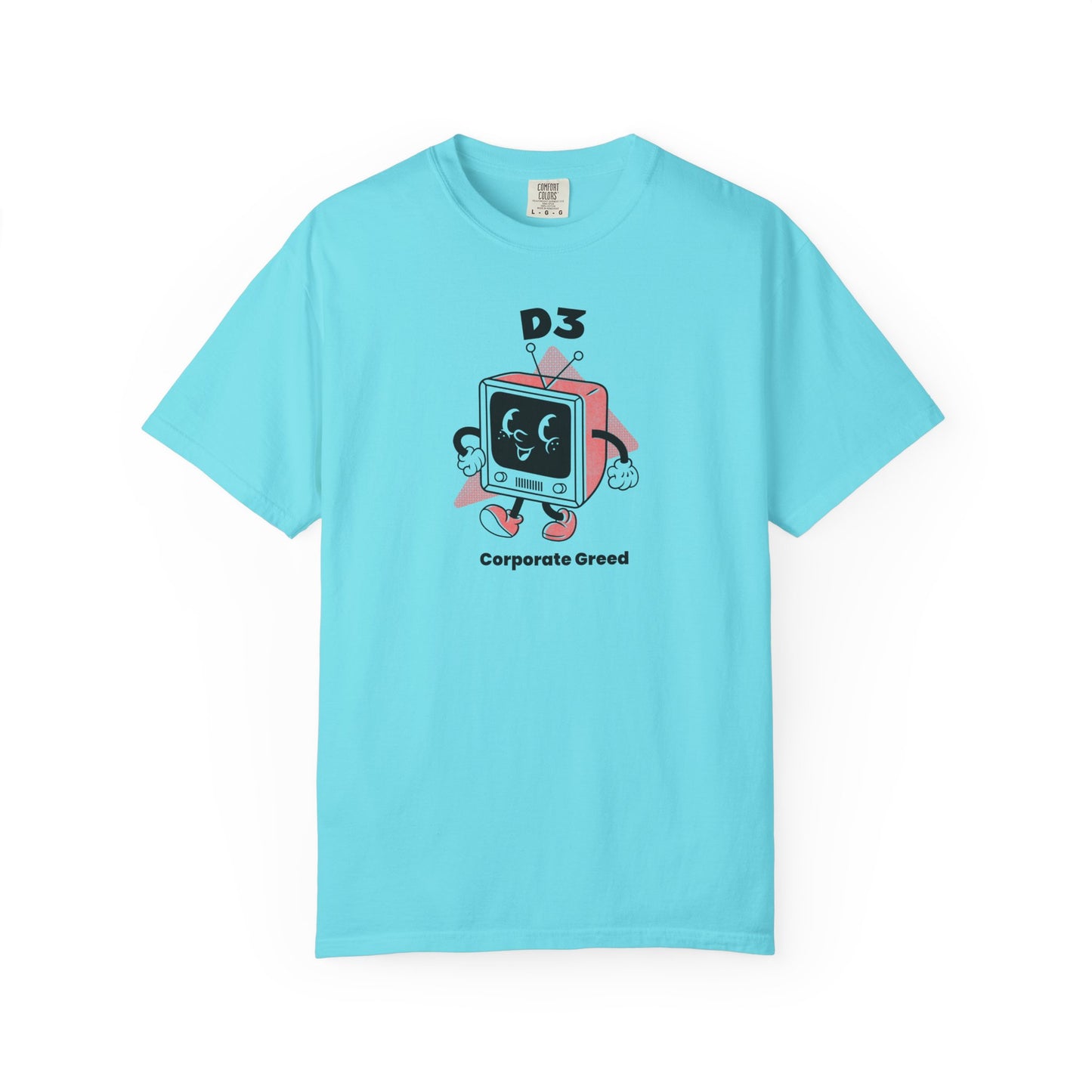"D3 Corporate Greed" Unisex Graphic T-Shirt – Street Fight's Casual Statement Tee for Social Awareness