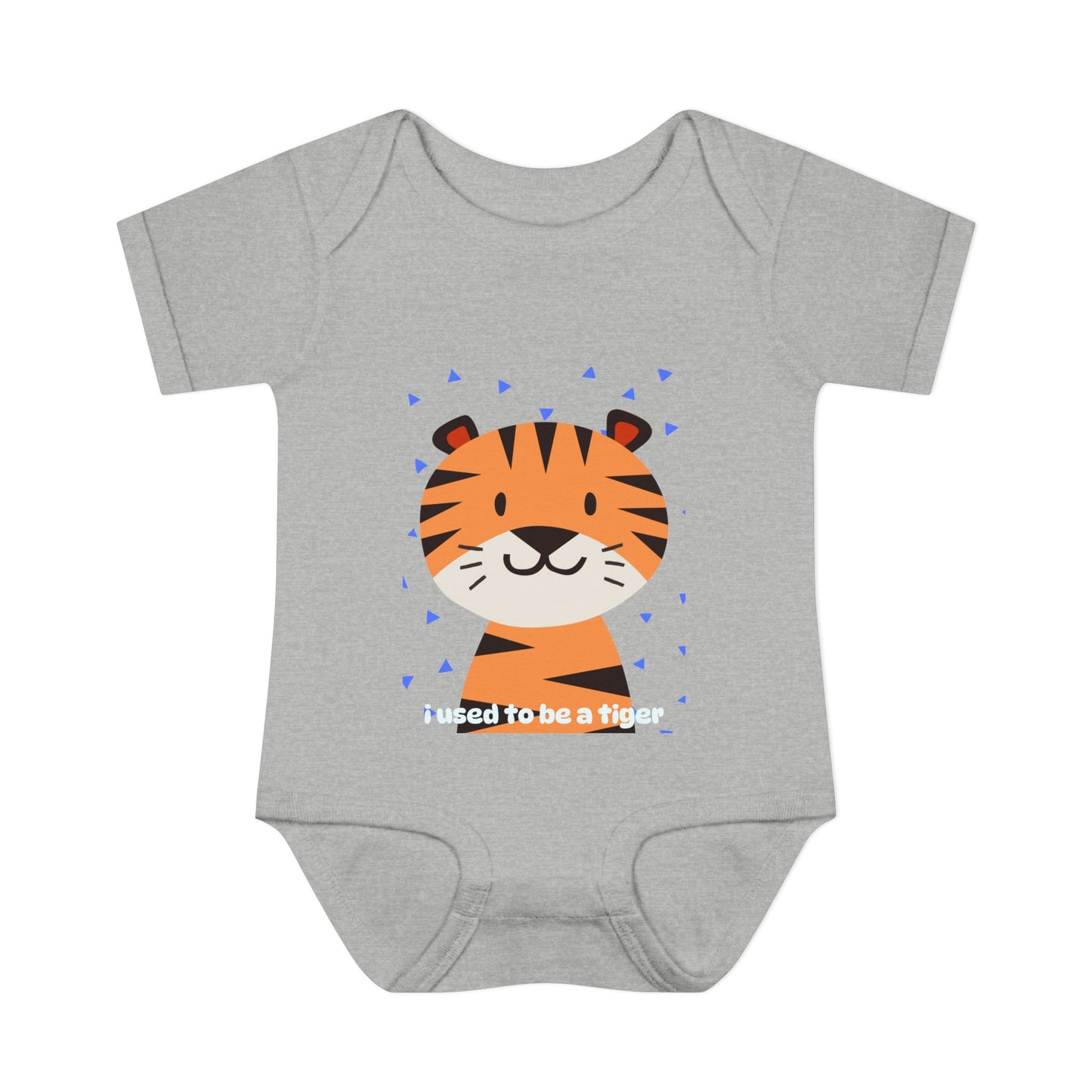 Adorable "I Used to be a Tiger" Infant Baby Rib Bodysuit