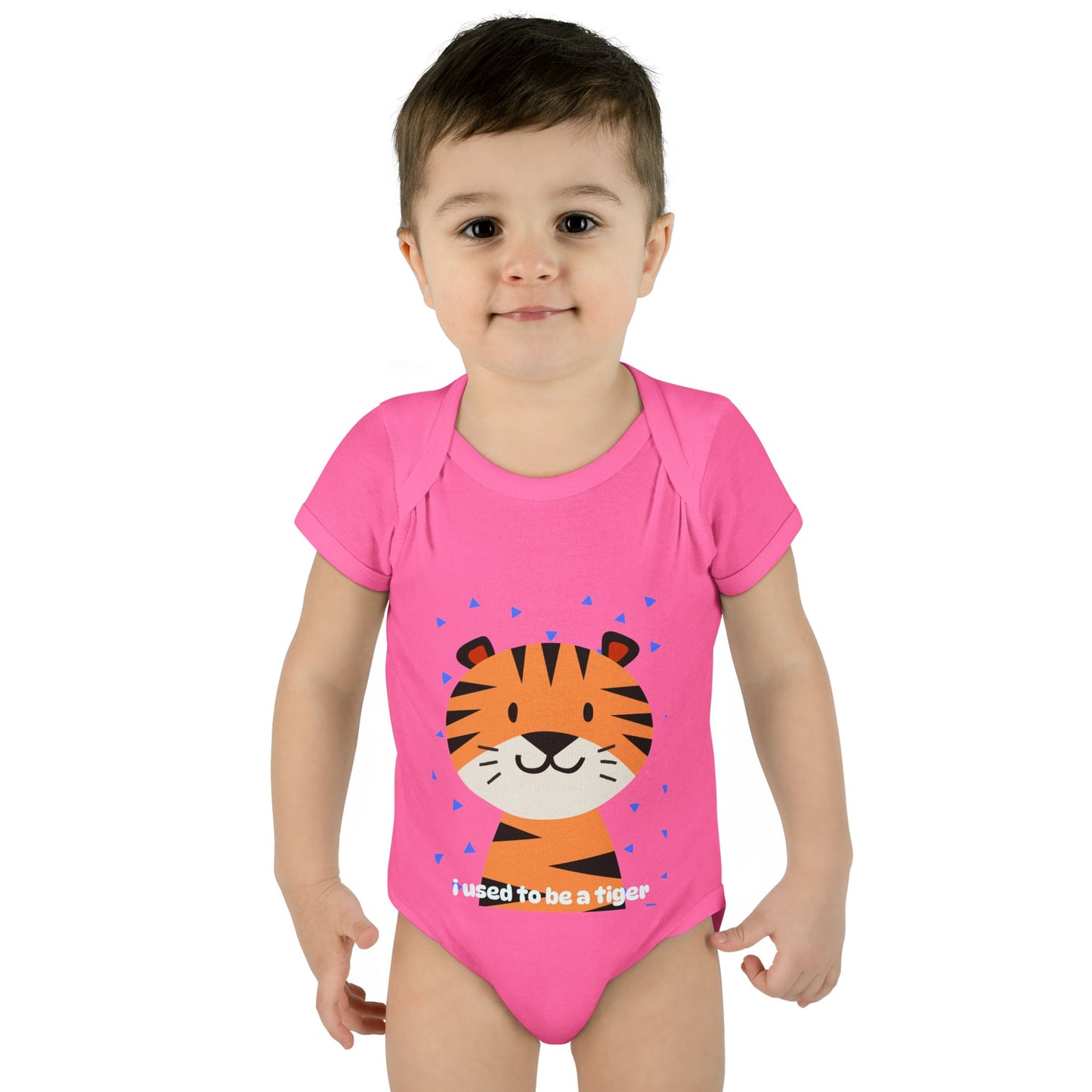 Adorable "I Used to be a Tiger" Infant Baby Rib Bodysuit